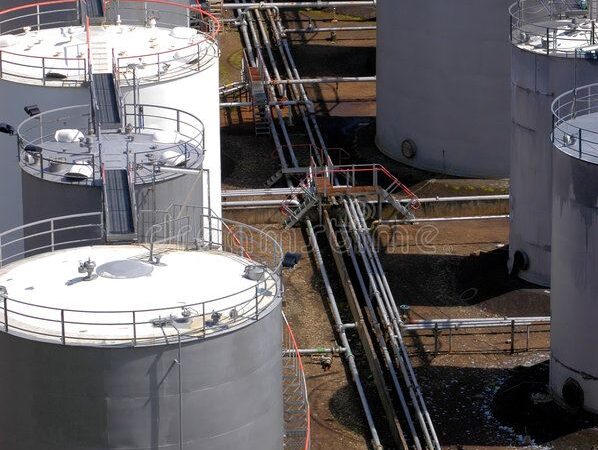 Fuel storage tanks stock photo_ Image of safety, derv - 2491028